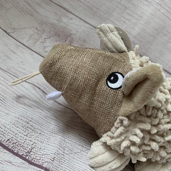 Petlou Warthog Dog Toy with Squeaker and Crinkle Ears Puppy Fetch Toss Play - Picture 3 of 10